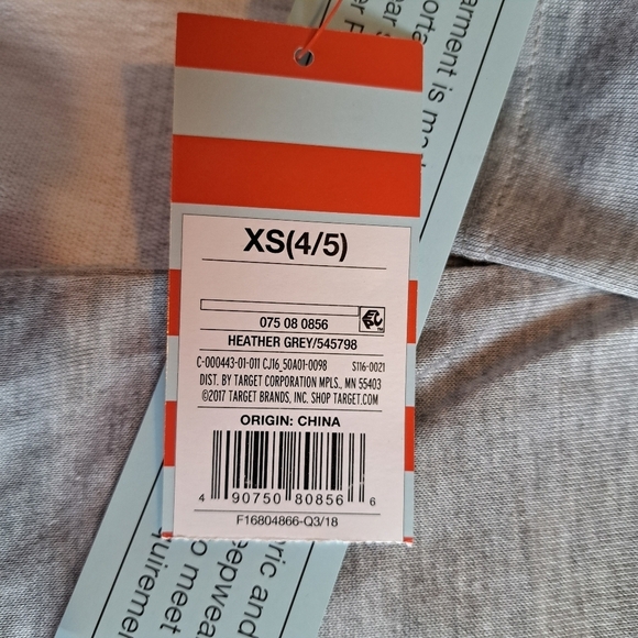 Cat & Jack girls XS 4/5 Holiday pajama set, New - Picture 9 of 9